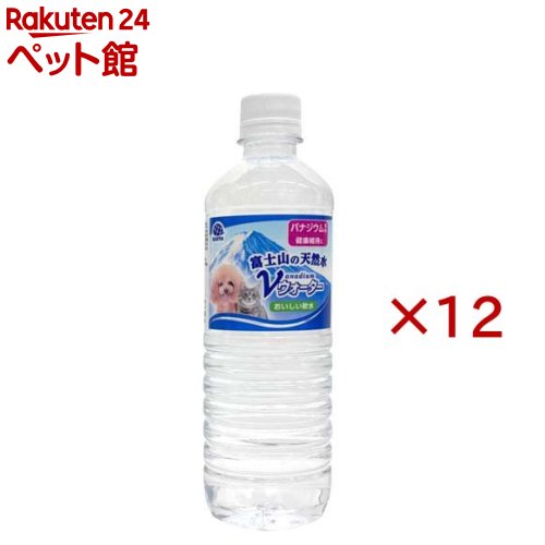 ペットの天然水Vウォーター(500ml×12セット)【Vウォーター】