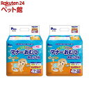 P・ワン 通販用 男の子のためのマナーおむつ おしっこ用 小型犬用(42枚入*2個)