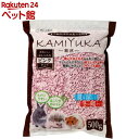 クリーンモフ 小動物用床材 KAMIYUKA 紙床 ピンク(500g)