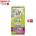 デオトイレ 複数ねこ用 消臭・抗菌シート(16枚入*6袋セット)【デオトイレ取替シート】