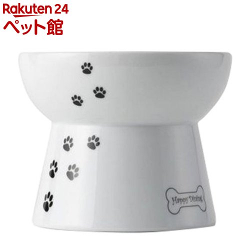 猫壱 脚付フードボウル 犬柄・犬用 シリコン付き(1個)