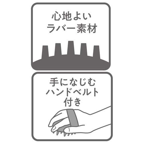 楽天24 ペット館のキャティーマン NSC 木製ラバーブラシ(9セット)【キャティーマン】｜アングル3