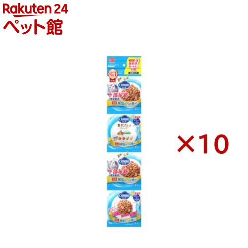 コンボ 連パック 猫下部尿路の健康維持 減塩かつお節添え(4連パック×10セット(1パック35g))【2109_mtmr】【コンボ(COMBO)】 キャットフード