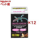 エキゾテラ カルシウム+ビタミンD3 PT1856(90g×12セット)【エキゾテラ】