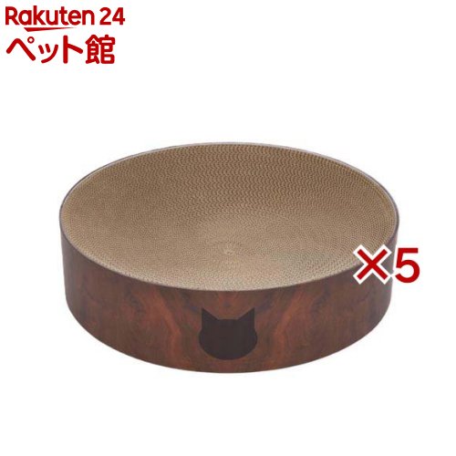 猫壱 バリバリボウルXL 猫柄ダークブラウン(5セット)【猫壱】