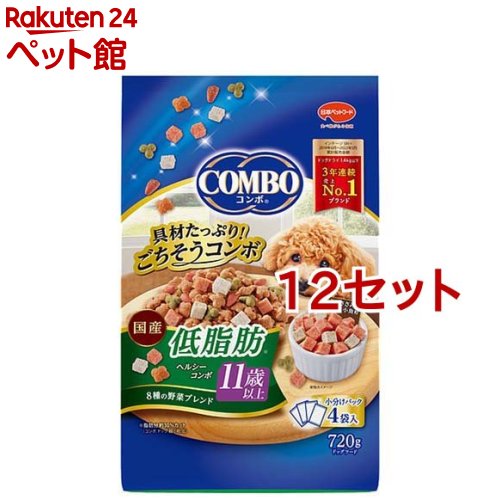 Rakuten - コンボ ドッグ 低脂肪 11歳以上(720g*12セット)【コンボ(COMBO)】