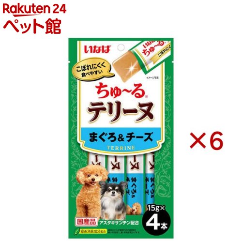 ちゅ〜るテリーヌ まぐろ＆チーズ(4本入×6セット(1本15g))