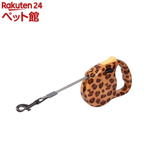 ドッグネス 伸縮リード モダン M レオパード(1個)【ドッグネス】