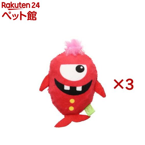 ループ スモル カラフルモンスター レッド(3セット)【ループ】