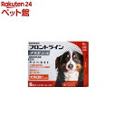 お店TOP＞動物用医薬品＞犬用＞【動物用医薬品】フロントラインプラス 犬用 XL 40〜60kg未満 (6本入)お一人様10個まで。商品区分：動物用医薬品【【動物用医薬品】フロントラインプラス 犬用 XL 40〜60kg未満の商品詳細】●ノミ駆除・寄生予防／マダニ・シラミ・ハジラミ駆除剤●簡単投与で速く、長く効く【効能 効果】犬：ノミ、マダニ、シラミ及びハジラミの駆除ノミ卵の孵化阻害及びノミ幼虫の変タイ阻害によるノミ寄生予防【用法 用量】8週齢以上の犬の肩甲骨間背部の被毛を分け、皮膚上の1部位に直接次のピペット全量を滴下する。(体重：容量規格)5kg未満：0.5mL入りピペット5-10kg未満：0.67mL入りピペット10-20kg未満：1.34mL入りピペット20-40kg未満：2.68mL入りピペット40-60kg未満：4.02mL入りピペット【成分】フィプロニル 100.0mg／1mL(S)-メトプレン 90.0mg／1mL【注意事項】★使用上の注意(基本的事項)1.守らなければならないこと (一般的注意)・本剤は効能・効果において定められた目的にのみ使用すること。・本剤は定められた用法・用量を厳守すること。・本剤は獣医師の指導の下で使用すること。・犬以外の動物には使用しないこと。特にウサギには使用しないこと。(使用者に対する注意)・内容液を直接手で触らないこと。・喫煙や飲食をしながら投与しないこと。・本剤投与後、完全に乾くまで(通常4時間程度)は投与部位に直接触れないこと。また、投与したことを知らない人も触れないように注意すること。特に、小児がいる多頭飼いの家庭で複数の犬に同時に本剤を投与する場合は、投与した犬と小児との接触を避けること。・本剤は、投与後の犬と小児との接触を避けるよう大人が注意を払える時間帯に投与すること。特に、3歳以下の幼児が投与後の犬に触れた場合、その手を口に持って行く可能性があり、体重あたりの薬剤暴露量も大人より大きくなるので、3歳以下の幼児がいる家庭で本剤を使用する場合は、投与部位が完全に乾くまで投与した犬と幼児との接触を完全に避けること。また、その後も幼児が投与した犬に触れた場合は、必ず石けんでよく洗うこと。(犬に関する注意)・衰弱、高齢、妊娠中あるいは授乳中の犬に対する投与については獣医師と相談し、投与の適否を慎重に決定すること。・本剤は外用以外に使用しないこと。・本剤は1回投与すると通常ノミに対し1-3ヵ月間、マダニに対し約1ヶ月間新規の寄生を防御することができる。更に本剤は、ノミの全ての発育ステージ(卵、幼虫、蛹)を最大3ヶ月阻害する作用を有する。次回の投与は、これらの寄生虫を防御する期間を考慮して行うこと。・本剤使用後1日間は、水浴あるいはシャンプーを控えることが望ましい。(取扱い上の注意)・小児の手の届かないところに保管すること。・直射日光を避け、なるべく湿気の少ない涼しいところに保管すること。・使用済みの容器等を廃棄する際には、環境や水系を汚染しないように注意し地方公共団体条例等に従い処分すること。2.使用に際して気を付けること(使用者に対する注意)・内容液が皮膚に付着した場合は、まれに一過性の皮膚反応が起こることがあるので、使用後は石けんで、手をよく洗うこと。・もし、誤って目に入った場合は直ちに流水中で洗い流すこと。刺激が続くような場合は、眼科医の診察を受けること。・誤って薬剤を飲み込んだ場合は、直ちに医師の診察を受けること。(犬に関する注意)・副作用が認められた場合には、速やかに獣医師の診察を受けること。・もし、動物が舐めた場合、溶媒の性状のため一過性の流涎が観察されることがある。そのため、滴下部位を他の動物が舐めないように注意すること。・まれに、他の外用殺虫剤と同様に本剤の使用後、個体差による一過性の過敏症(投与部位の刺激によるそう痒、発赤、脱色、脱毛)が起こることがある。もし、症状が持続または悪化する場合は、直ちに獣医師に相談すること。【ブランド】フロントラインプラス【発売元、製造元、輸入元又は販売元】ベーリンガーインゲルハイム アニマルヘルスジャパン※商品につきましては常にメーカーから最新のものを仕入れるよう心掛けておりますが、弊社在庫の状況によって例外が発生する可能性がございます。その場合、残存使用期間が45日以上あるものを通常品として出荷しております。商品によっては使用期限間近のものを【訳あり】として、使用期限を商品ページに表記の上販売することもございます。なお使用期限を選定してのお手配は出来かねますので、あらかじめご了承ください。リニューアルに伴い、パッケージ・内容等予告なく変更する場合がございます。予めご了承ください。ベーリンガーインゲルハイム アニマルヘルスジャパン東京都品川区大崎2-1-10120-499-419広告文責：楽天グループ株式会社電話：050-5306-1825[動物用医薬品/ブランド：フロントラインプラス/]