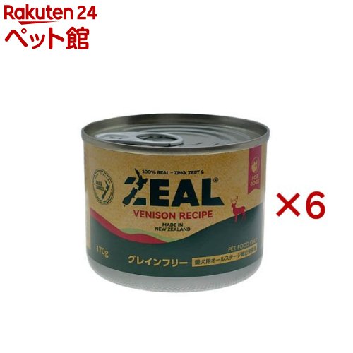 Rakuten - ZEAL プレミアム犬缶 ベニソン(170g×6セット)