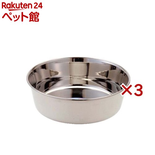 Rakuten - ステンレス食器 犬用皿型(3セット)【ドギーマン(Doggy Man)】