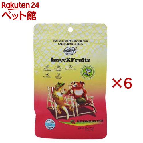 プロバグズウォーターメロンピューレ(12個入×6セット(1個5g))