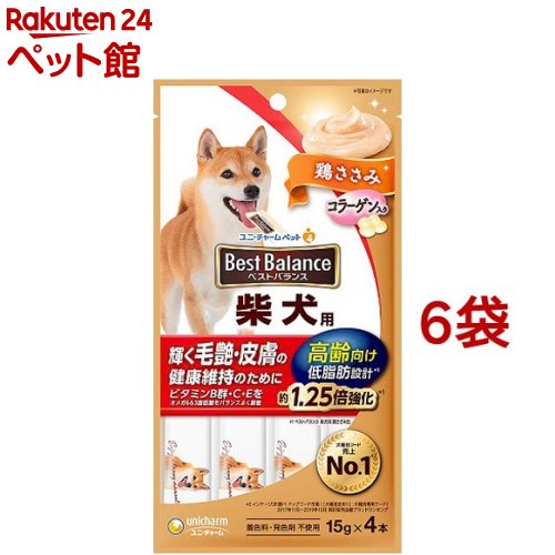 ベストバランス 犬 おやつ 柴犬用 高齢向け(60g*6袋セット)【ベストバランス　おやつ】