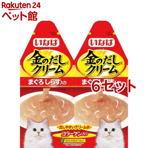 いなば 金のだし クリーム まぐろ しらす入り 60g*6セット 【金のだし】