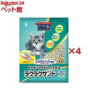 猫砂 フォーキャット ラクラクサンド(4L×4セット)【フォーキャット】