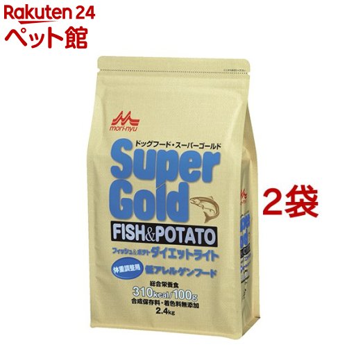 スーパーゴールド フィッシュ＆ポテト ダイエットライト 体重管理用(2.4kg*2コセット)