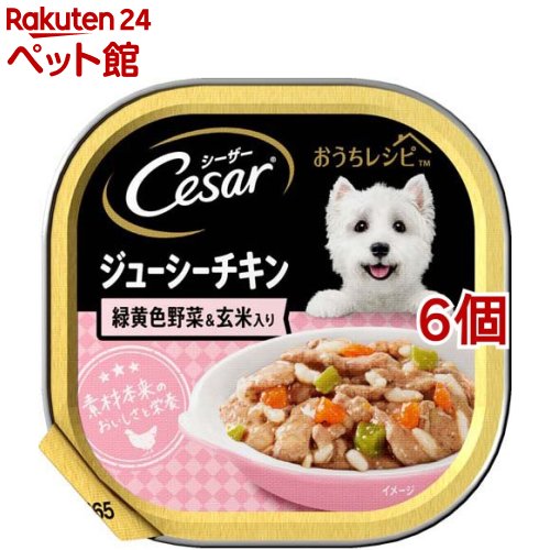 シーザー成犬用おうちレシピチキン緑...