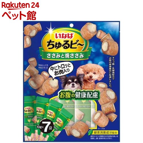 いなば ちゅるビ～ ささみと焼ささみ お腹の健康配慮(10g*7袋入)【ちゅ～る】