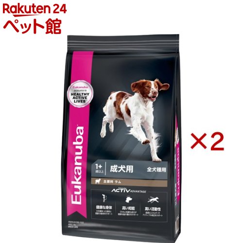 樂天商城 - ユーカヌバ アダルト ラム＆ライス 成犬用 全犬種用 1歳以上(2.7kg×2セット)【ユーカヌバ(Eukanuba)】