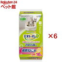 デオトイレ 複数ねこ用 消臭・抗菌シート ナチュラルソープ 香り(16枚入×6セット)【デオトイレ取替シート】