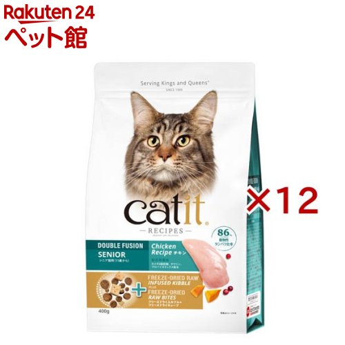 Rakuten - Catit Recipes シニア猫用 11歳から(400g×12セット)【catit】