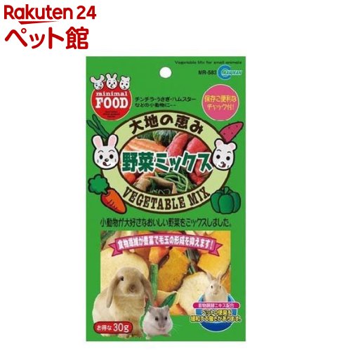 楽天楽天24 ペット館ミニマルフード 野菜ミックス（30g）【ミニマルフード】