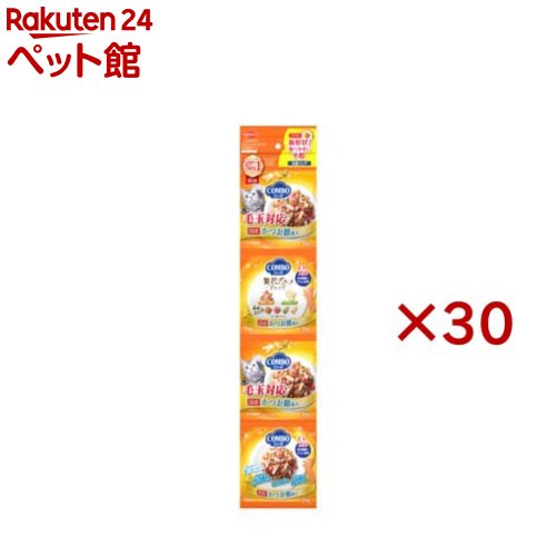 コンボ 連パック 毛玉対応メニュー かつお節添え(4連パック×30セット(1パック40g))【2109_mtmr】【コンボ(COMBO)】