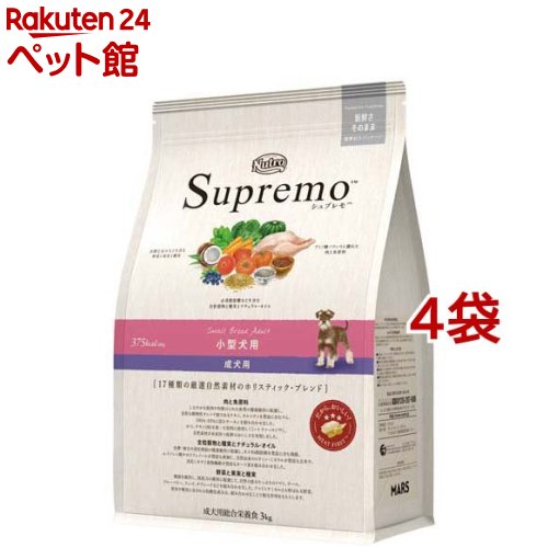 ニュートロ シュプレモ 小型犬用 成犬用(3kg*4コセット)【d_nutro】【シュプレモ(Supremo)】[ドッグフ..