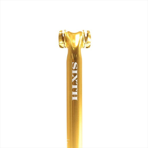 カラー アルミ シートポスト 31.6mm SIXTHcomponentsHorus Seat Post Gold( シックスコンポーネンツ ホルス シート ポスト ゴールド ) 31.6x280mmクロスバイク ロードバイク ピスト MTB ステンレス ボルト 軽量 パーツ 部品 カラー カスタム にも 最適 カラー アルミ シートポスト 31.6mm SIXTHcomponentsHorus Seat Post Gold( シックスコンポーネンツ ホルス シート ポスト ゴールド ) 31.6x280mmクロスバイク ロードバイク ピスト MTB ステンレス ボルト 軽量 パーツ 部品 カラー カスタム にも 最適