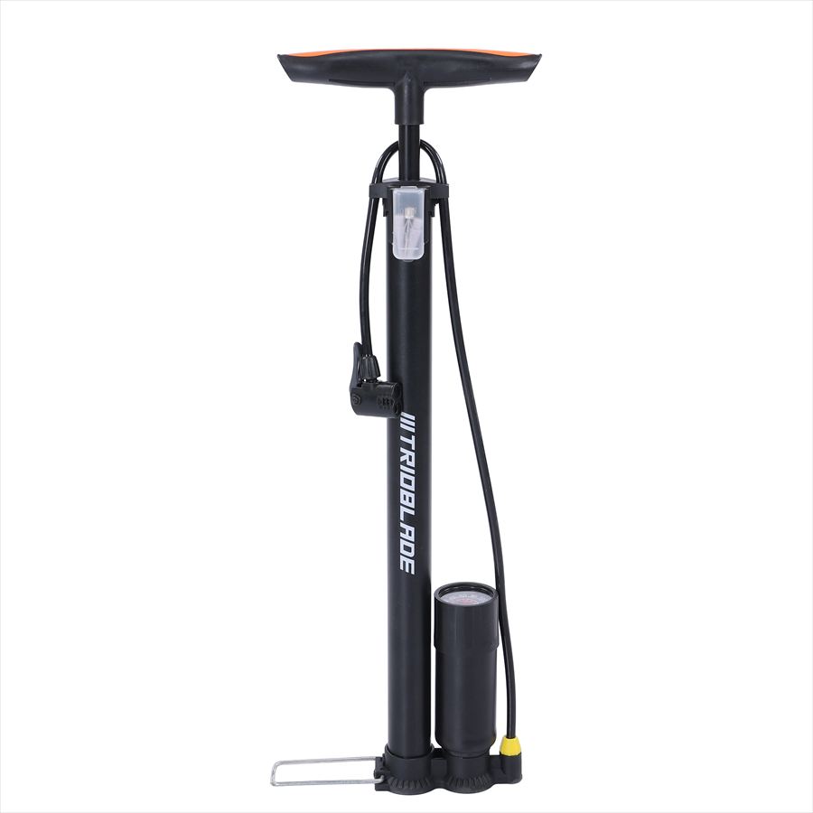 TRIOBLADE 6037B Air Pump （トリオブレード 6037B エアポンプ） 自転車 空気入れ 仏式 米式 英式 エアゲージ