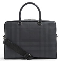 バーバリー ロンドン Burberry バッグ メンズ ビジネスバッグ ブリーフケース チェック柄 2Way かばん 鞄  ブランド バーバリー正規品販売店 直営アウトレット店より直輸入