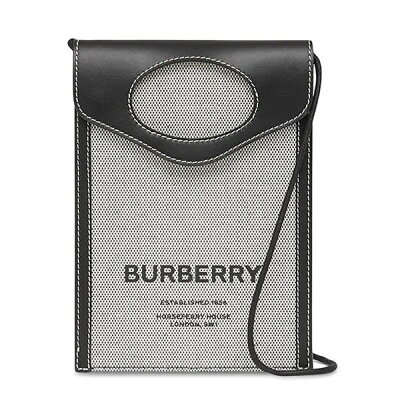 バーバリー ロンドン Burberry バッグ レディース スマホショルダーバッグ ポシェット スマホバッグ iPhoneケース スマホケース スマートフォンケース キャンバス かばん 鞄 【送料無料】 ブランド バーバリー正規品販売店 直営アウトレット店より直輸入