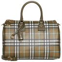 バーバリー ロンドン Burberry バッグ レディース ハンドバック ミニボストンバッグ 2Way チェック柄 かばん 鞄 【送料無料】 ブランド バーバリー正規品販売店 直営アウトレット店より直輸入