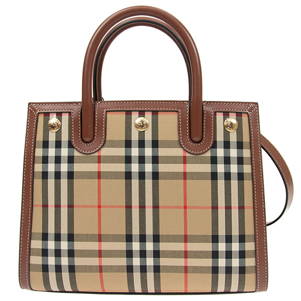 バーバリー トートバッグ（レディース） バーバリー ロンドン Burberry バッグ レディース トートバッグ 2Way チェック柄 かばん 鞄 【送料無料】 ブランド バーバリー正規品販売店 直営アウトレット店より直輸入