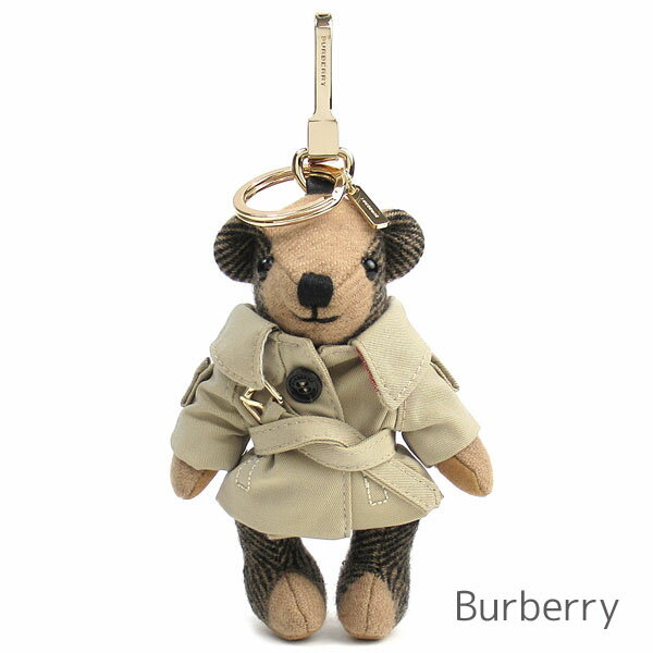 バーバリー ロンドン Burberry キーホルダー レディース バッグチャーム キーリング カシミア 熊 クマ トーマスベア ナスカン付き 【送料無料】 ブランド バーバリー正規品販売店 直営アウトレット店より直輸入のサムネイル