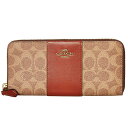 コーチ COACH 財布 レディース 長財布 シグネチャー ラウンドファスナー 【送料無料】 ブランド コーチ正規品販売店 直営アウトレット店より直輸入