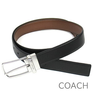 コーチ COACH ベルト メンズ BELT リバーシブルで使用可能 ベルトカット可能 レザー 【送料無料】 ブランド コーチ正規品販売店 直営アウトレット店より直輸入 【あす楽】