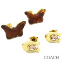 無料母の日ラッピング! コーチ COACH ピアス 2個セット レディース イヤリング アクセサリー ジュエリー チョウ 蝶 バタフライ シグネチャー 【送料無...