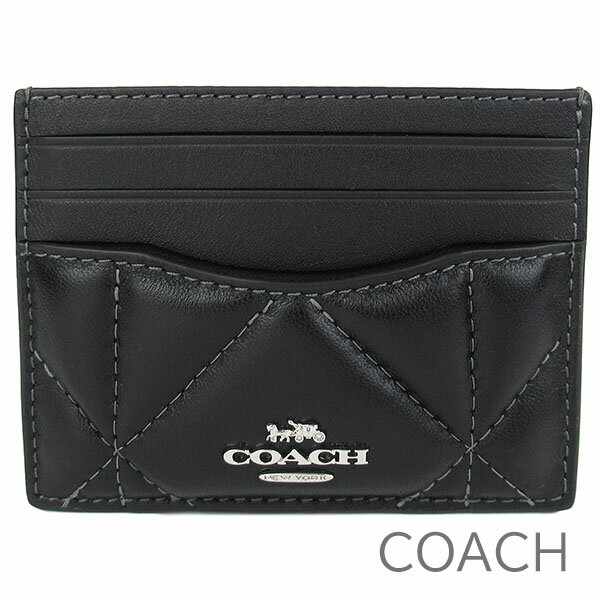 コーチ（COACH) コーチ COACH パスケース メンズ レディース 定期入れ IDケース カードケース キルティング レザー 【送料無料（ネコポス メール便）】 ブランド コーチ正規品販売店 直営アウトレット店より直輸入