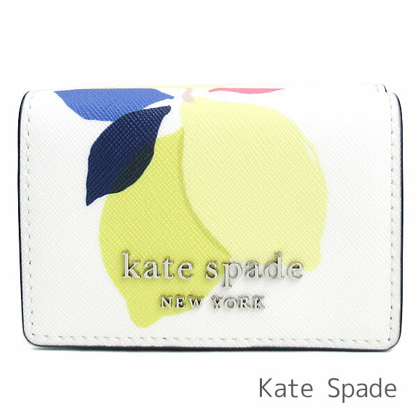 ケイトスペード kate spade 財布 レディース 三つ折り財布 レモン柄 【送料無料】 ブランド ケイトスペード正規品販売店 直営アウトレット店より直輸入のサムネイル