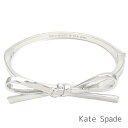 無料母の日ラッピング！ ケイトスペード kate spade ブレスレット レディース ブレス バングル 腕輪 アクセサリー ジュエリー リボン 【送料無料（ネコポス メール便）】 ブランド ケイトスペード正規品販売店 直営アウトレット店より直輸入 【あす楽】