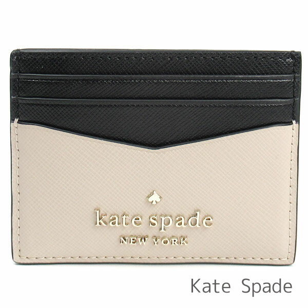 ケイトスペード kate spade パスケース レディース 定期入れ カードケース レザー 2トーン バイカラー 【送料無料（ネコポス メール便）】 ブランド ケイトスペード正規品販売店 直営アウトレット店より直輸入 【あす楽】