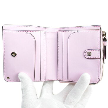 ケイトスペード kate spade 財布 レディース 二つ折り財布 パスケース 定期入れ IDケース レザー オウム 鳥 バード ブランド ケイトスペード正規品販売店 直営アウトレット店より直輸入 【あす楽】