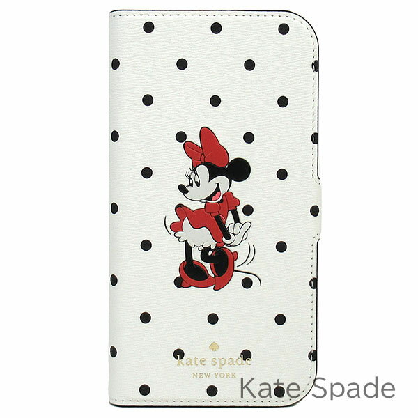 ケイトスペード kate spade iPhone13 Pro Maxケース 手帳型 iPhone 13 Pro Max カバー レディース ディズニー ミニーマウス Disney コラボ商品 iPhoneケース スマホケース 【送料無料】 ブランド ケイトスペード正規品販売店 直営アウトレット店より直輸入