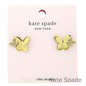 クリスマスラッピング！ ケイトスペード kate spade ピアス レディース イヤリング アクセサリー ジュエリー 蝶 チョウ 【送料無料（ネコポス メール便）】 ブランド ケイトスペード正規品販売店 直営アウトレット店より直輸入 【あす楽】