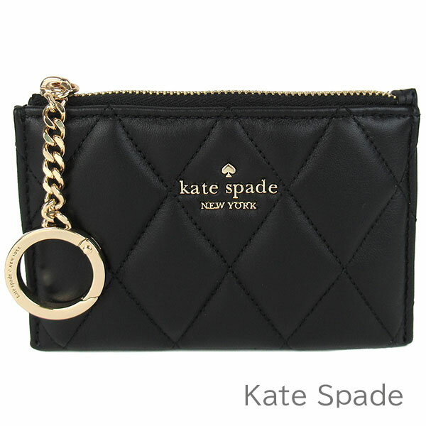 ケイトスペード 無料父の日ラッピング！ ケイトスペード kate spade 小銭入れ レディース コインケース カードケース キーケース キルティング レザー 【送料無料（ネコポス メール便）】 ブランド ケイトスペード正規品販売店 直営アウトレット店より直輸入 【あす楽】