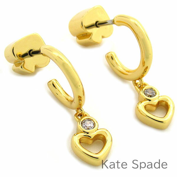 ケイト・スペード ニューヨーク ピアス（レディース） ケイトスペード kate spade ピアス レディース イヤリング ドロップピアス ハート アクセサリー ジュエリー 【送料無料（ネコポス メール便）】 ブランド ケイトスペード正規品販売店 直営アウトレット店より直輸入