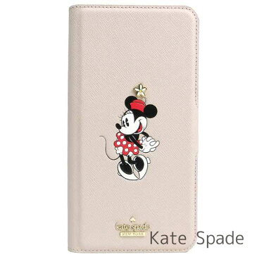 ケイトスペード kate spade iPhone8 Plusケース iPhone7 Plusケース 手帳型 レザー レディース ディズニー×ケイトスペード ミニーマウス Disney コラボ 限定商品 iPhoneケース スマホケース 【送料無料】 ブランド ケイトスペード正規品販売店 直営アウトレット店より直輸入