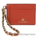 マイケル・コース 定期入れ メンズ マイケル マイケルコース MICHAEL Michael Kors パスケース メンズ レディース 定期入れ IDケース カードケース レザー ストラップ付き 【送料無料（ネコポス メール便）】 ブランド マイケルコース正規品販売店 直営アウトレット店より直輸入 【あす楽】